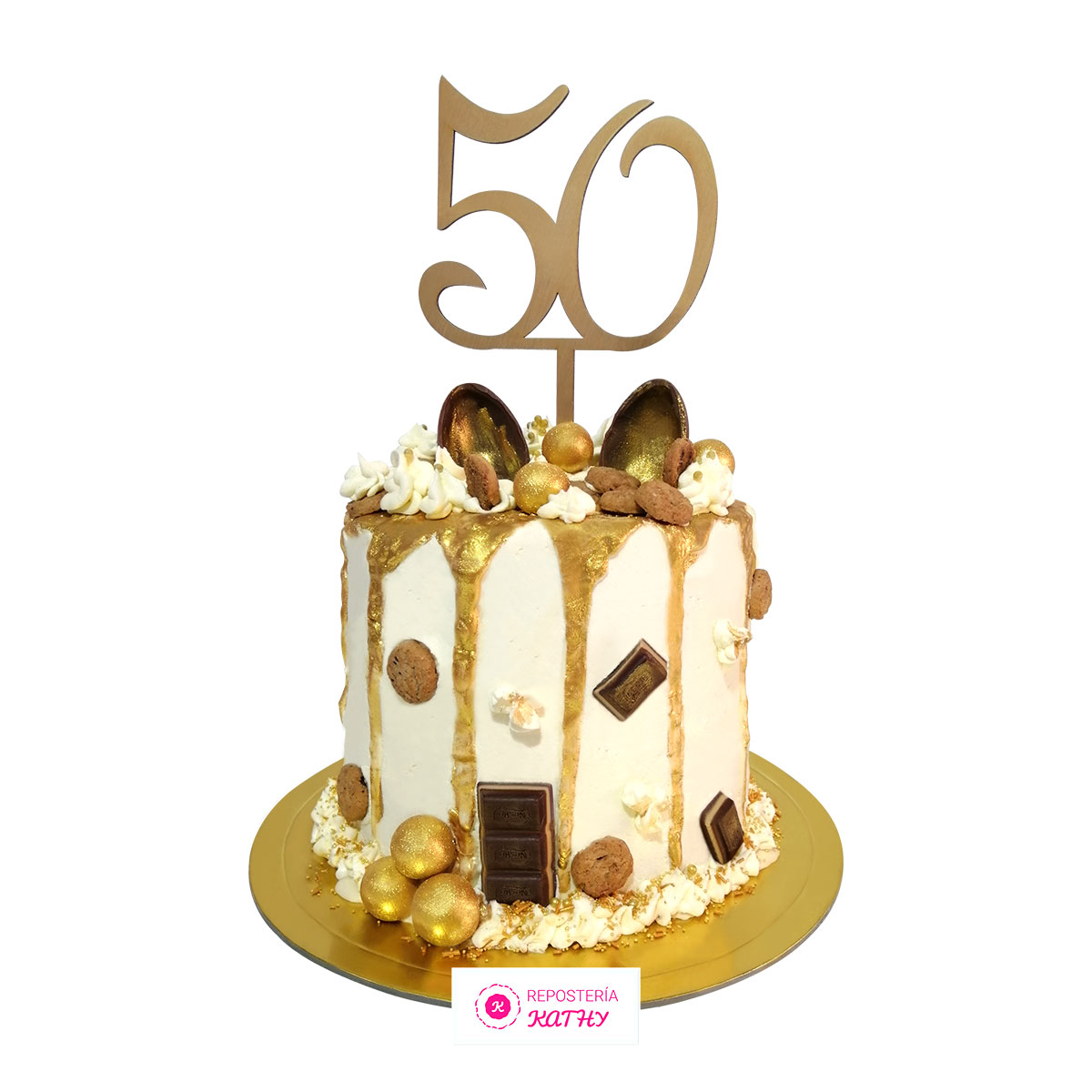 Torta 50 Años para Mujer - Repostería Kathy