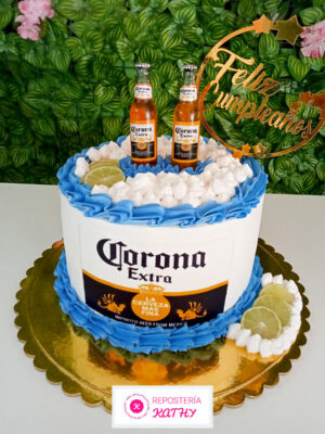 Torta Cerveza Corona para Hombre