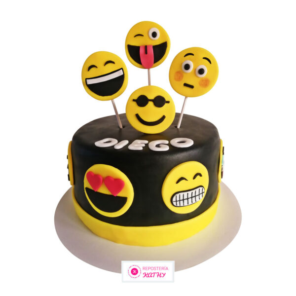Torta Emoji Emoticono para Hombre
