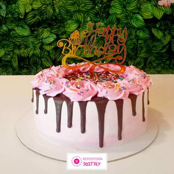 Torta Drip Cake para Mujer