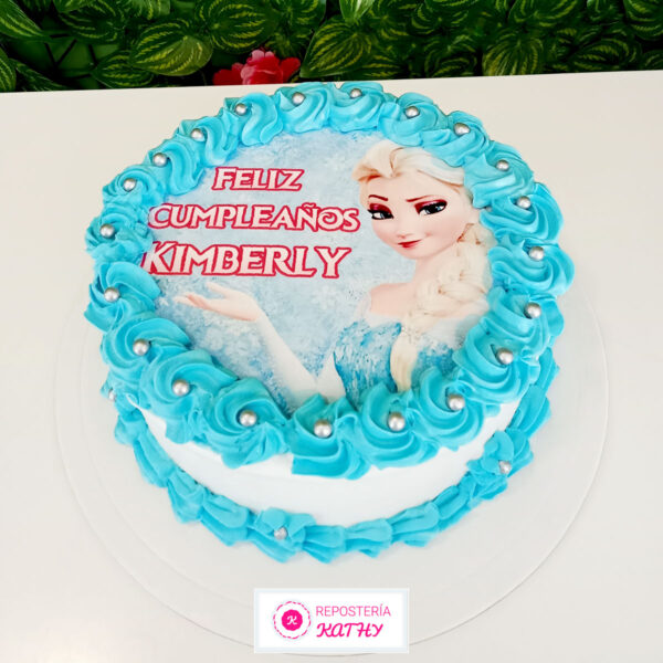 Torta Elsa de Frozen