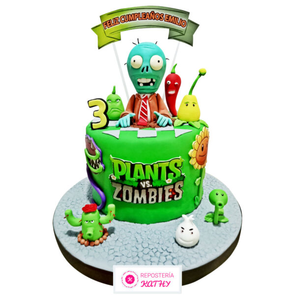 Torta Plantas Contra Zombis, Plants vs Zombies