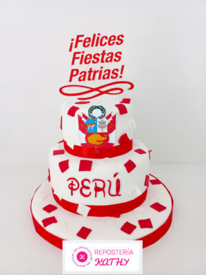 Torta Fiestas Patrias Perú 28 de Julio