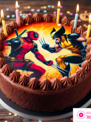 Torta de Deadpool & Wolverine